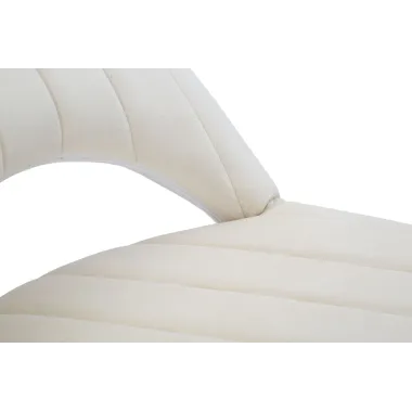 Krzesło FLEX Kremowe 52 48 78 cm Zestaw 2 szt.